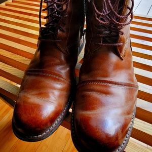Timberland Side zip leather boots size 11.